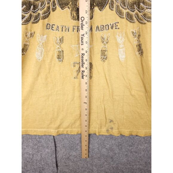Affliction T Shirt Men's 3XL Skull Death from Above Bombs Embroidered *** NWT - Picture 9 of 10